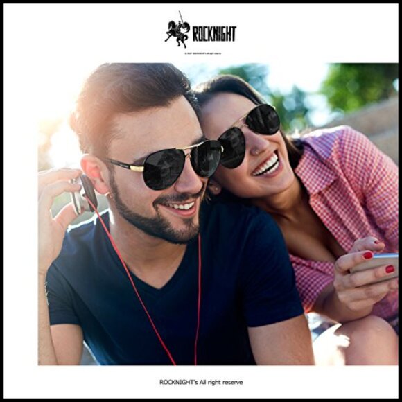 Polarized Metal Aviator Sunglasses UV400 Lightweight Driving main image 4